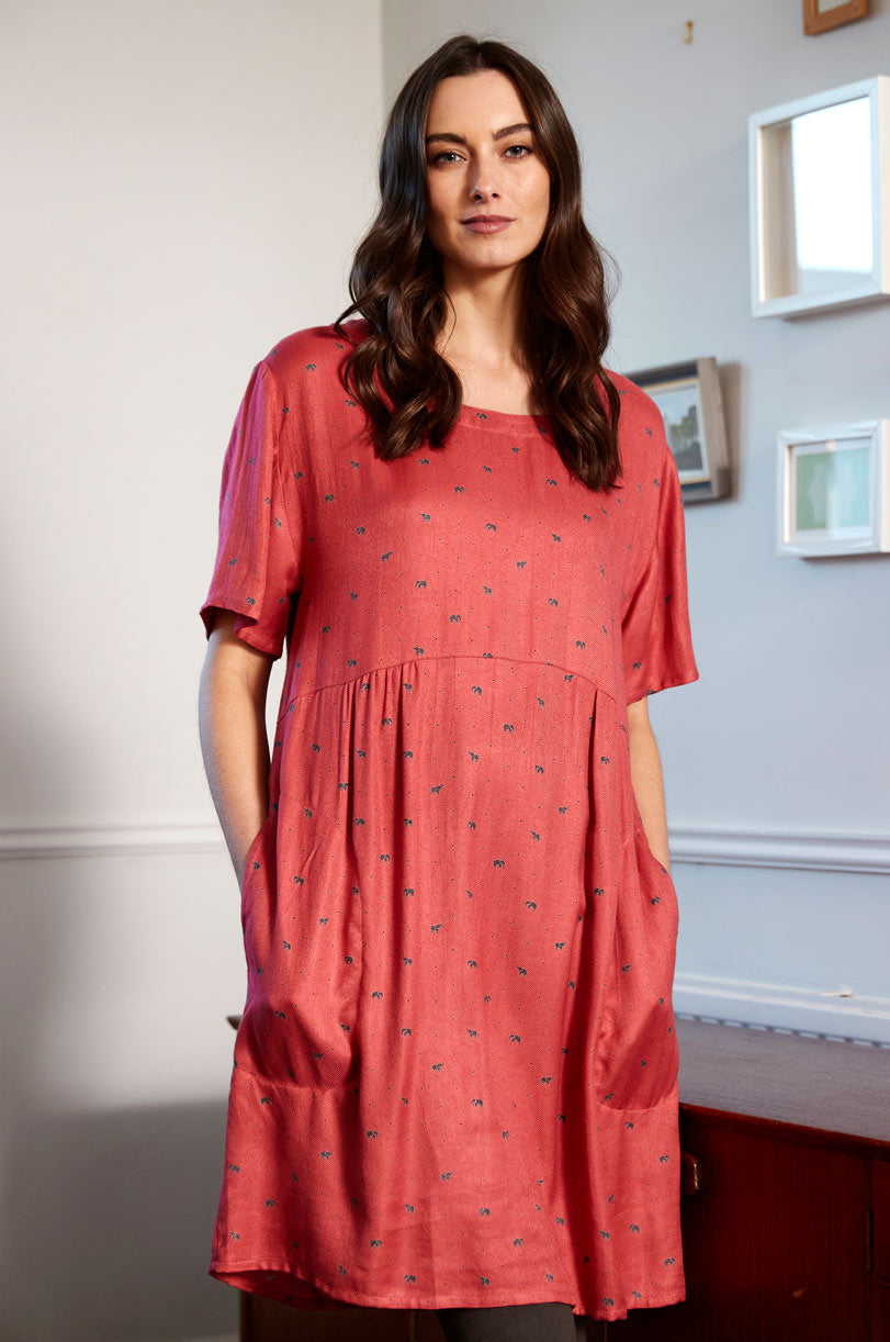 Viscose Floaty Tunic Dress