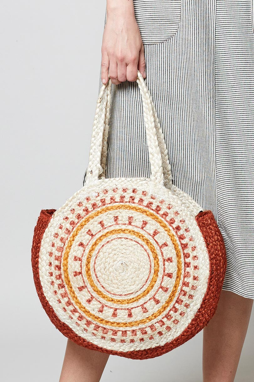 Jute Circle Bag