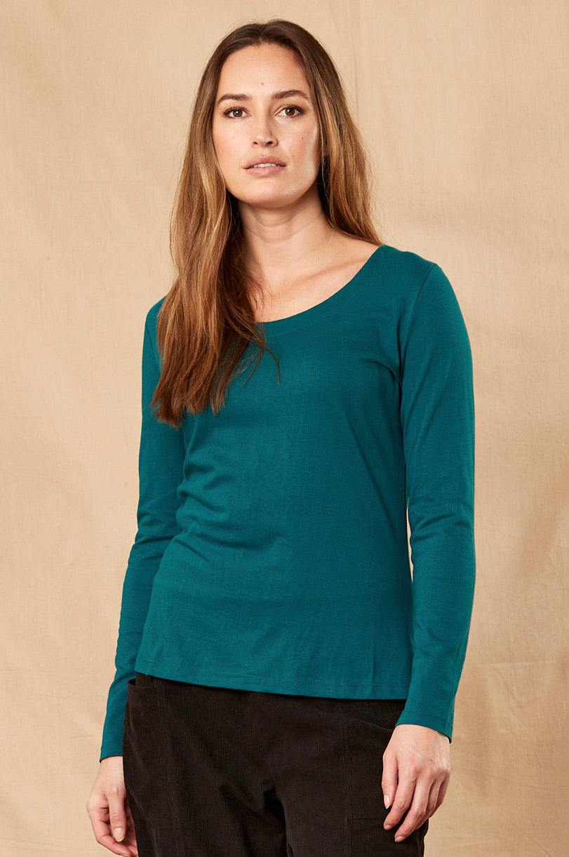 GOTS Organic Cotton Long Sleeve Top