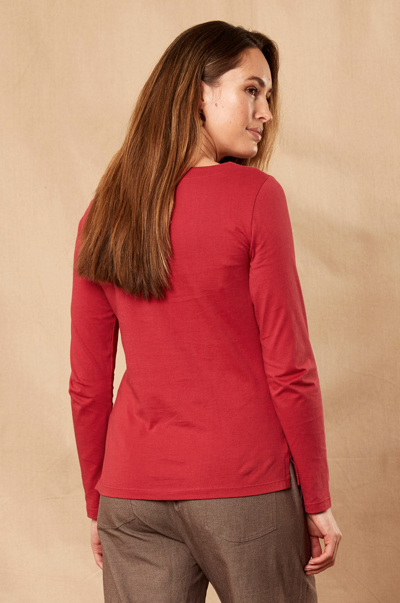 GOTS Organic Cotton Long Sleeve Top