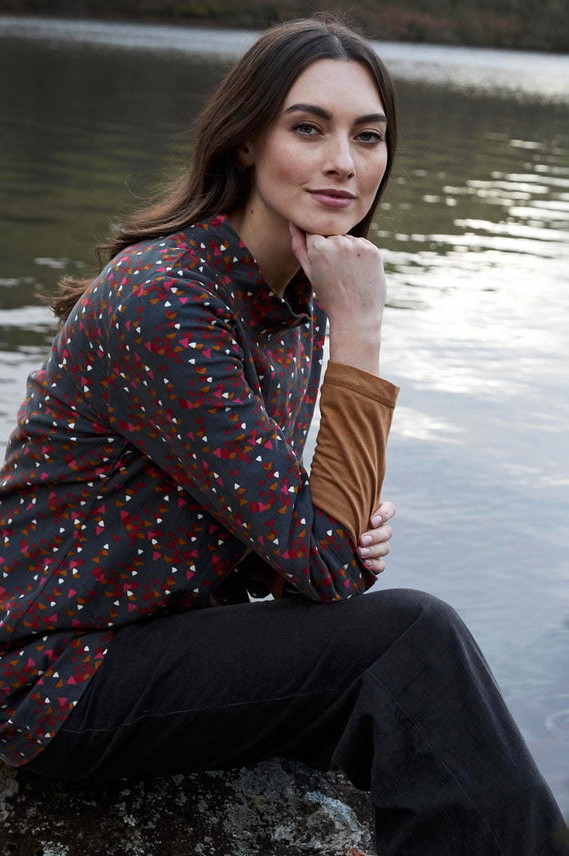Cotton Cord Tunic Top