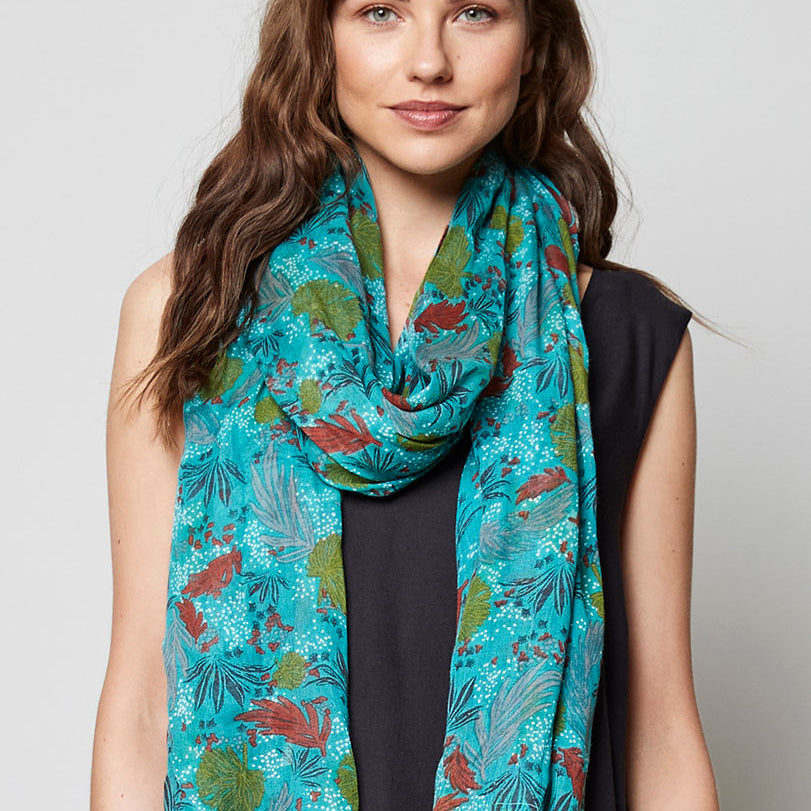 Tropical Viscose Scarf