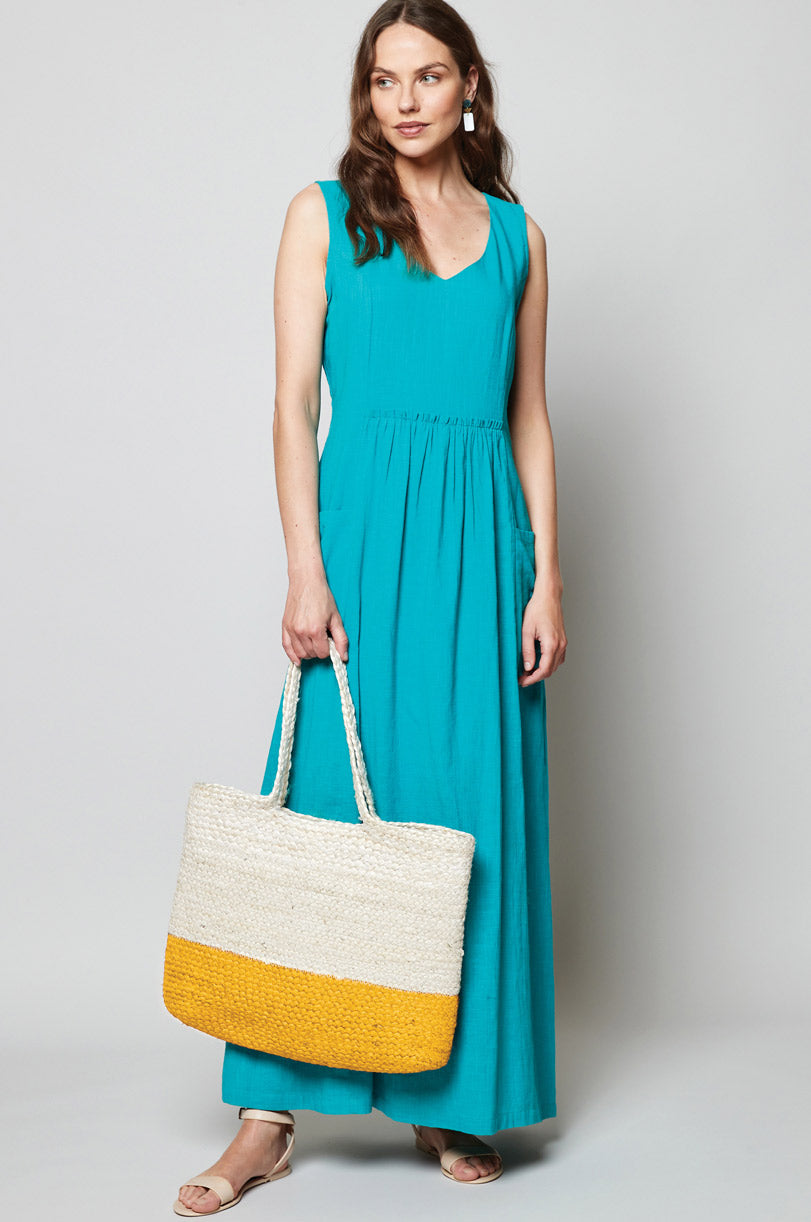 Two Tone Jute Bag